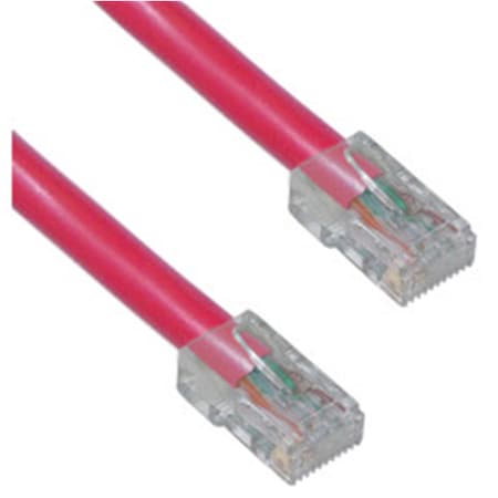 Cable Wholesale Cat6 Red Ethernet Patch Cable Bootless 10 foot 10X8-17110